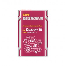 Трансмиссионное масло в автоматическую коробку передач (АКПП) MANNOL ATF Dexron DIII   1L METAL